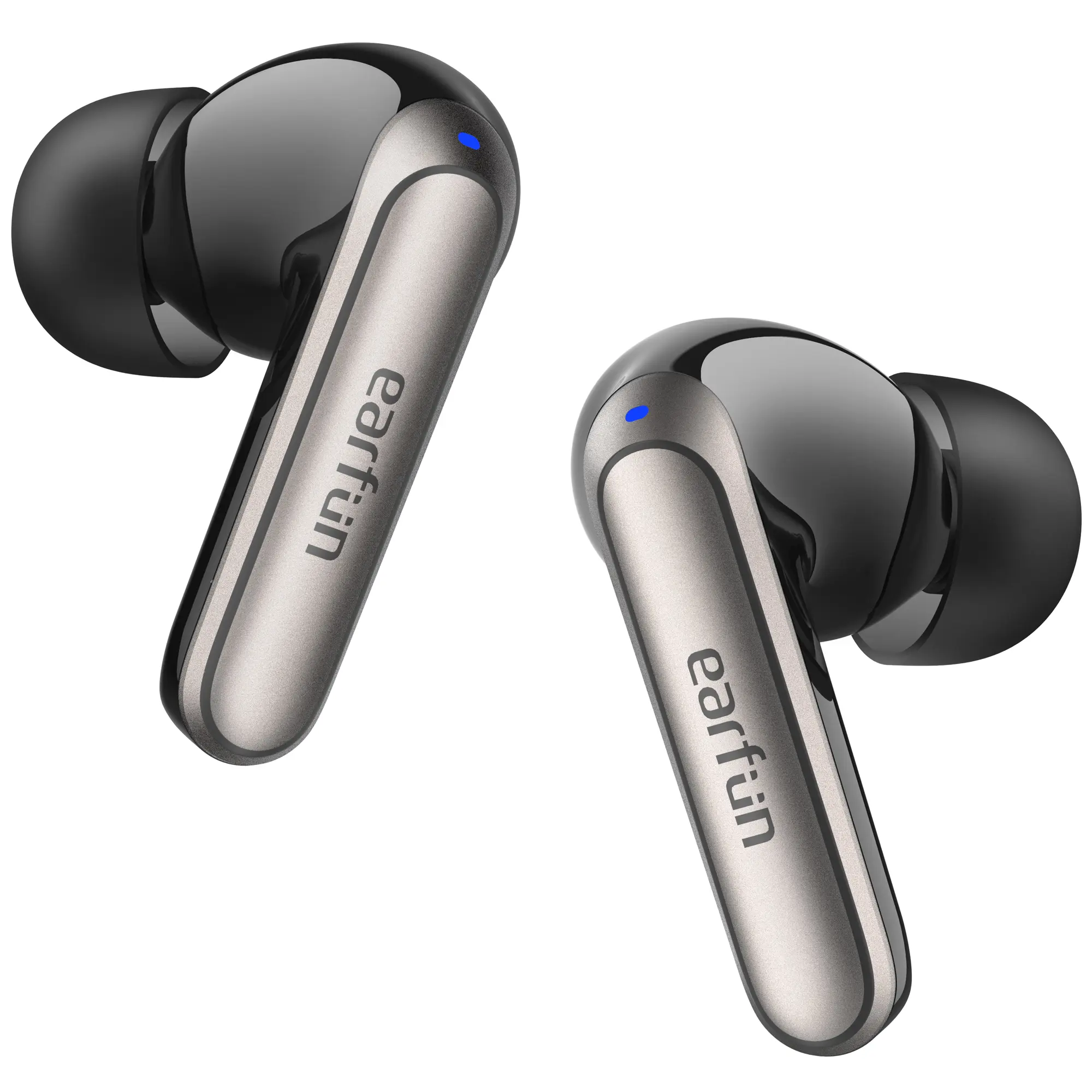 EarFun Air 2 NC Wireless Earbuds, Adaptive Hybrid Noise Cancelling Earbuds, 6 Mics AI ENC Call, Hi-Res Sound, 40H Playtime, Bluetooth 5.3, LDAC, Multipoint Connection, Wireless Charge, Comfortable Fit Audio Headphone