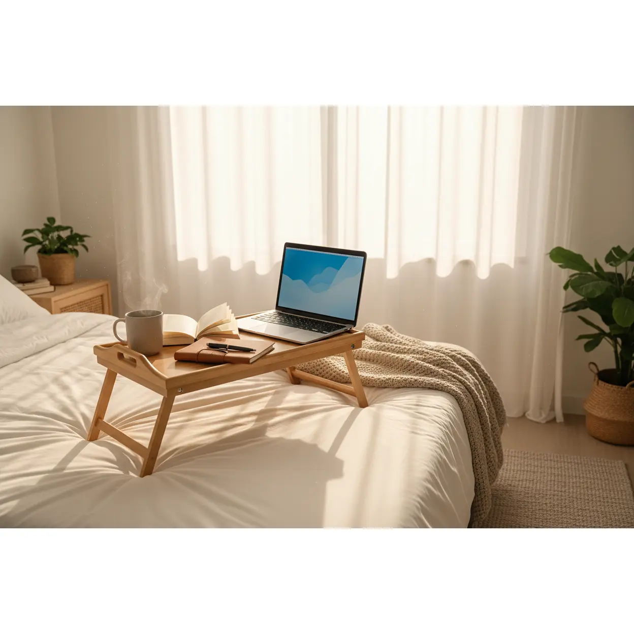 Aldera MorningNest Bamboo Bed Tray
