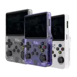 WUDS R36S Retro Rechargeable Portable Handheld Console - Linux System, 3.5in IPS Screen, 3000mAh Battery, 32G+64G TF Card, Peripherals, Rechargeable Portable Console, Electronic Gift Set for Christmas Gifts for Him