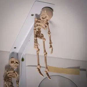 1 Piece Pack, Skull with Magnetic Fridge Sticker - Fun Halloween Magnet, Durable Plastic Decoration, Suitable for Indoor and Outdoor Use, Perfect Gift for Valentine's Day, Christmas, Easter, Thanksgiving, for Girlfriend