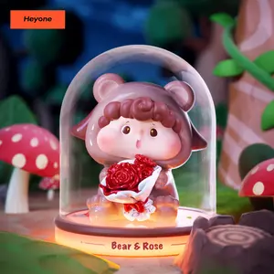 Heyone HUDODO's Parallel Universe Series Blind Box Art Toy Action Cute Figure  Girls Cute Gifts , Roses ,Birthday Gifts, Holiday Gifts, Anniversary Gifts, Cute Girly Gifts，Little Gifts For Girls