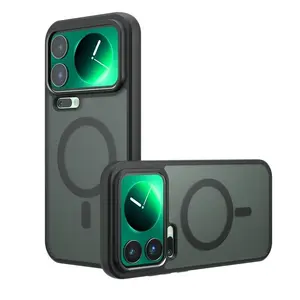 Suitable for Xiaomi 17 Pro MAx/17/15T Pro/15S Pro/15 Ultra/14/14T/13/Poco F7 Ultra/F6/X7 Pro/M7 Pro/M6 5G phone protection case, anti drop and shock absorbing, compatible with MagSafe built in magnetic shock absorbing phone protection casero
