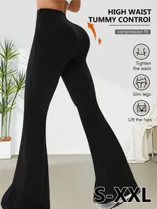 Shapewear Pants Women High Waist Tummy Control Butt Lifting Body Sculpting Gym Outfit Stretchy Fabric
