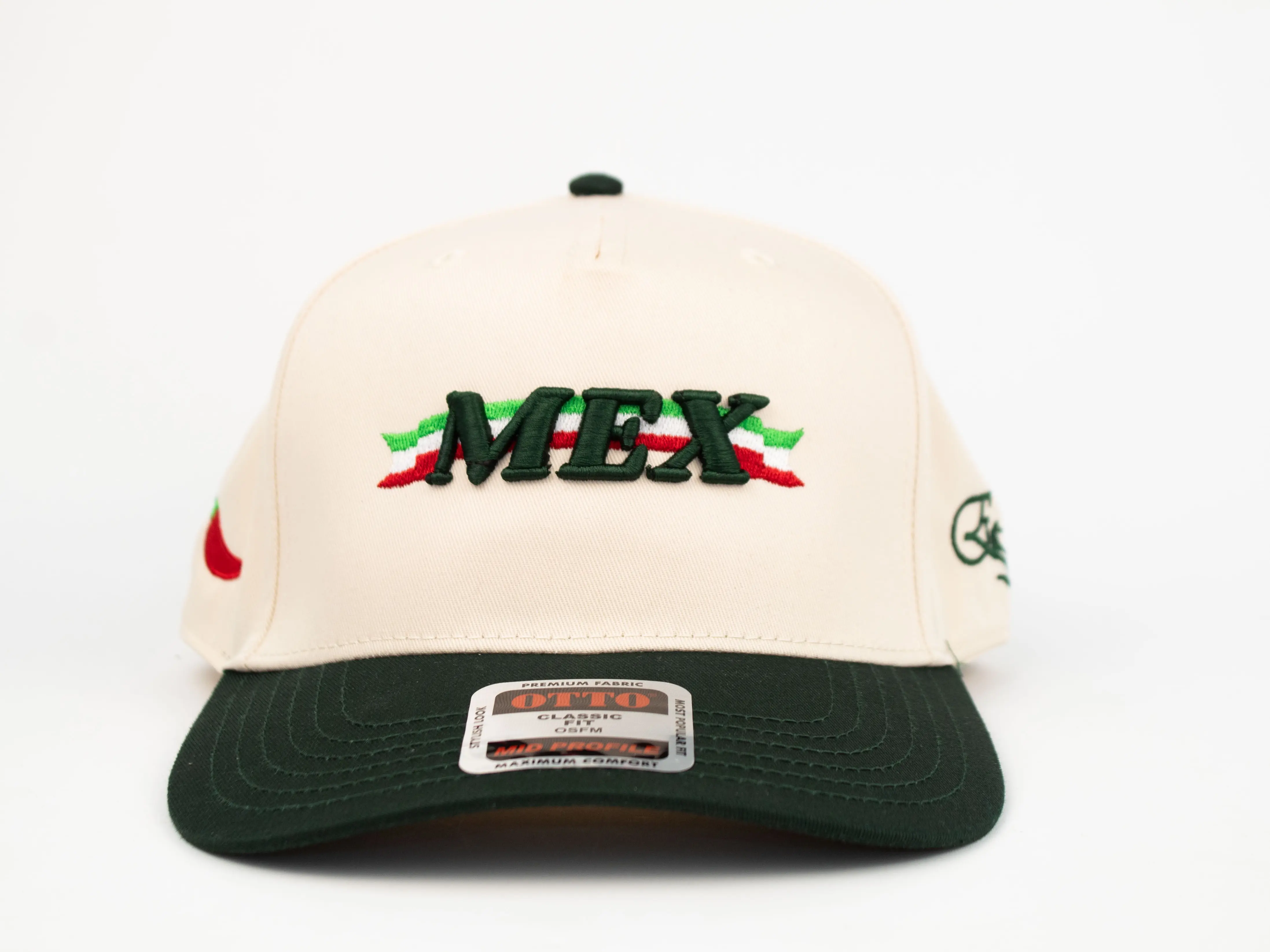 MEXICO Flag TEAM Chili Snapback – Cream & Green