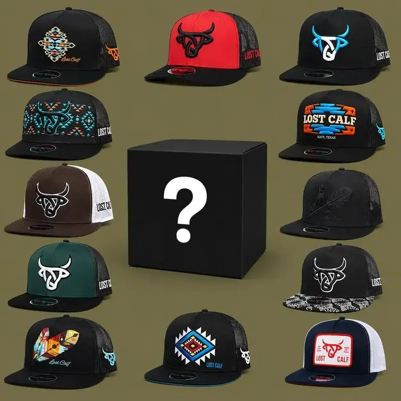 [ BUY 1 GET 1 ] Random sent Cotton Hat LCalf hat, Brown/Turquoise hat, Embroidered Classic hat, Snapback, Mesh hat, tribal hat gift
