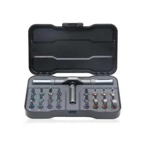 Magnetic Screwdriver Set, Multifunctional Drill Bit Set for Household Repairs, Detachable T-Shaped Ratchet Handle for Easy Use, Replaceable Screwdriver Bits