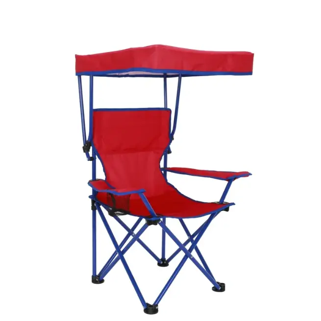 Chair with Safety Lock (125 lb. Capacity), Red/Blue