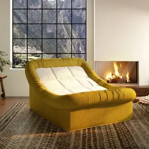 Oversized Double Chaise Lounge Boneless Reclining Chair for Ultimate Comfort and Style in Your Relaxation Space