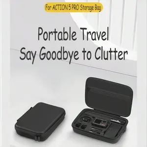 New Maxcam Dji Osmo Action 5pro/4/3 Waterproof Shockproof Storage Box, Multifunctional Sports Camera Accessories Organizer, Travel Essential