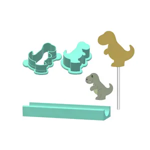 T-Rex Cake Pop Mold |Deluxe Cutter, Popper, and Tray Option