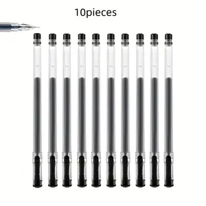 Mini Pen Large Capacity Ink Drill Stone Good Quality Plastic Full Needle Tube Neutral Pen Signature Student Exam Use Carbon 0.5mm