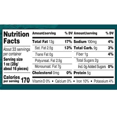 Roasted Whole Cashews with Sea Salt, 33 oz.