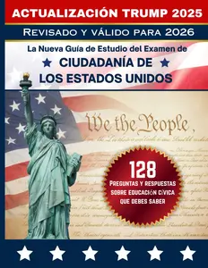 Guía de Estudio del Examen de Ciudadanía de los Estados Unidos 2025 (U.S. Citizenship Test 2025): Actualización Trump 2025 | Versión oficial del ... y respuestas en español (Spanish Edition) Paperback – October 4, 2025