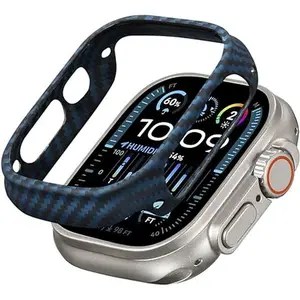 PITAKA Air Case for Apple Watch Series 9/8/7, 45mm Exquisite Refined Minimalist Slim Apple Watch Case Protective iWatch Case - Aramid Fiber Accessories Wearable