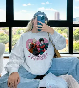 Bakug0u x lzuku MHA My Her0 Academla Anime Manga T-Shirt Sweatshirt Hoodie Anime Fan Gift Casual