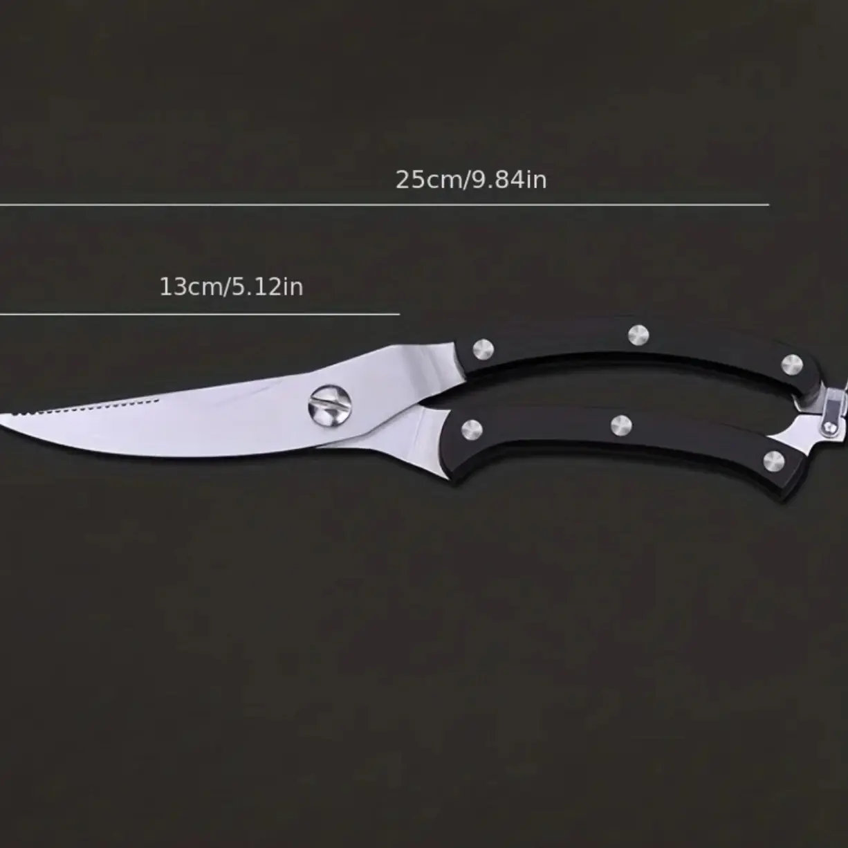 Unique Kitchen Scissors Chicken Bone Shears, Fish and Duck Cutter, Vegetable and Meat Tools Multi-Purpose Cooking Knife