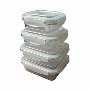 Airtight glass storage containers