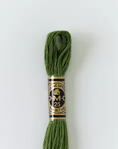 DMC Embroidery Stranded Thread - Six-Strand Embroidery Floss - 3346 - Artichoke