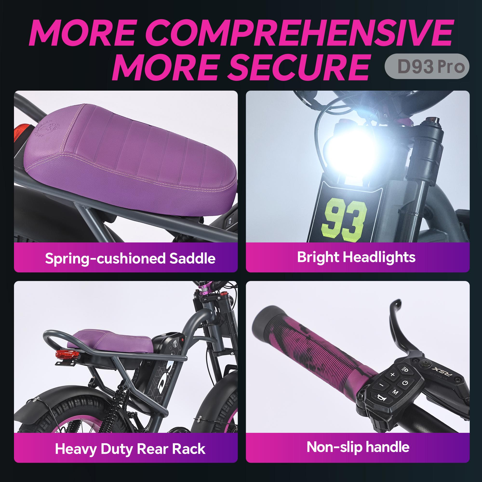 New electric bicycle for spring 2026 adopts a high carbon steel frame, hydraulic shock absorption, full suspension system, maximum speed of 40 MPH, 48 volt 1500W motor, riding assistance range of 40-70 miles, 20 * 4.5-inch all terrain tires, snow tires New electric bicycle for spring 2026 adopts a high carbon steel frame, hydraulic shock absorption, full suspension system, maximum speed of 40 MPH, 48 volt 1500W motor, riding assistance range of 40-70 miles, 20 * 4.5-inch all terrain tires, snow tires