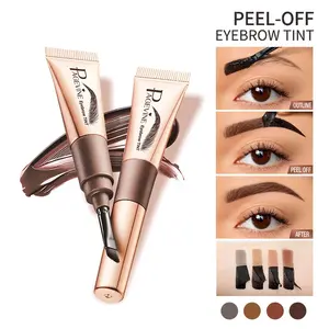 1Pcs Peel-off  Eyebrow Tint Last up to 5 Days Waterproof  Transfer-proof  Semi-permanent Eyebrow Dye Paste Eyebrow Gel For Fuller & Defined Looking Brows 4Colors Womens cosmetics holiday gift