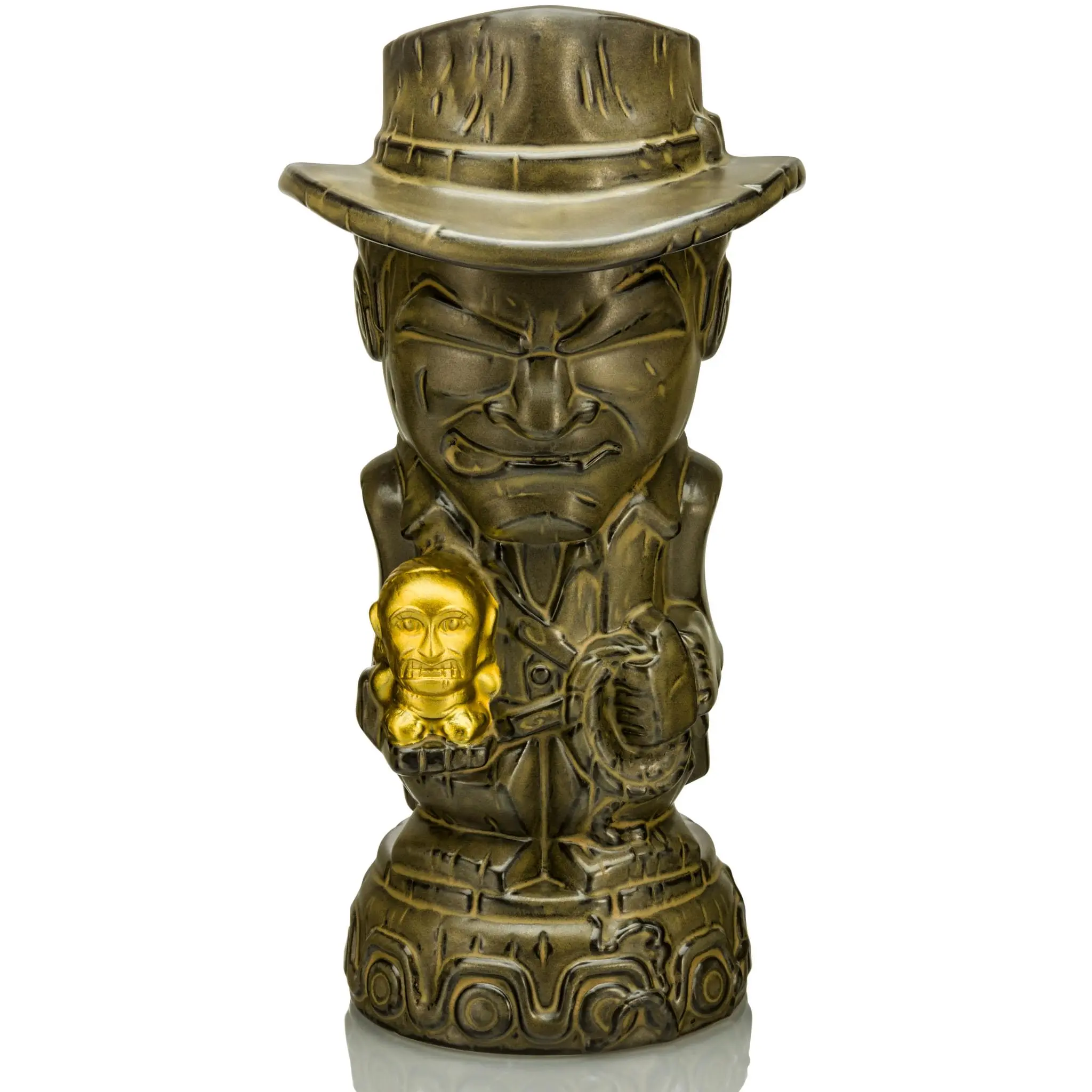 Geeki Tikis Indiana Jones With Fertility Idol Ceramic Collectible Cup, Toynk Exclusive Drink Mug