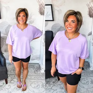 Tell Me The Truth Top - Lilac