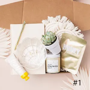 Engaged Friend Gift Box,Bridal Gift Box, Engagement Ring Dish Gift Ideas, Unique Engagement Present for Best Friend