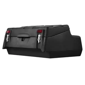 VEVOR ATV Rear Storage Box, 95L ATV Rear Cargo Box with Padded Backrest, Waterproof LLDPE and Lockable Gear Storage Box Fit Most ATVs with Rear Rack, Compatible with ATV, UTV, Can-Am VehiclesSummervibes