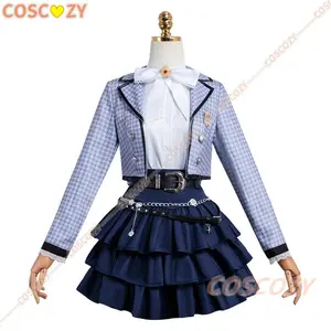 Love And DeepSpace MC Cosplay Costume Hat Jacket Shirt Skirt Set for Christmas Birthday Event