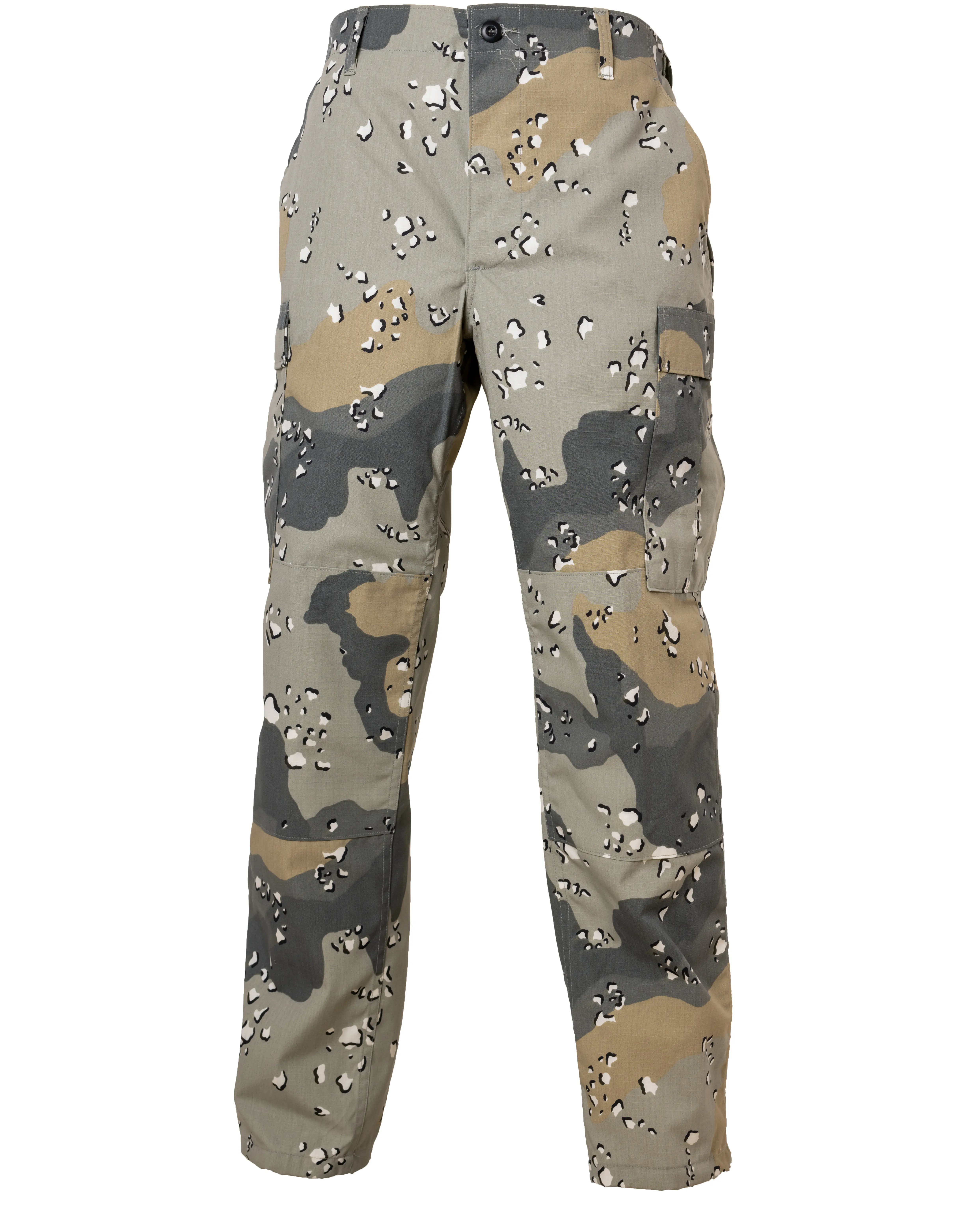 Afghanistan Army Afghan Border Police Grey Chocolate Chip Camo Pants - M, Military Surplus Tactical BDU Trousers