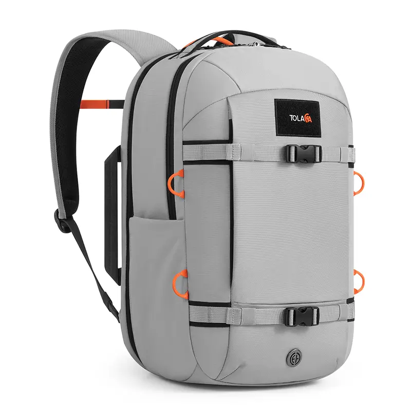 TOLACCEA 30L Compact Lightweight Travel Backpack - Airline Approved Carry On Luggage, Multi-Compartment Functional Bag for School, Dry Clean, Hand Wash Only, Hangable