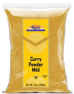 Rani Curry Powder Mild Natural 10-Spice Blend 400g (14oz) ~ Salt Free | Vegan | No Colors | Gluten Friendly | NON-GMO | Kosher | NO Chili or Peppers