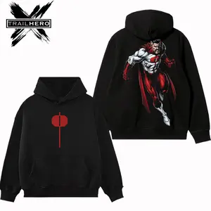 TRAIL HERO - Nolan Grayson Omni-Man Invincible Premium Acid Washed Hoodie T-Shirt, En Sabah Nur Hoodie Shirt, Character Comics Fans Shirt, Superhero Washed Shirt, Comic Book Fans T-Shirt, Superhero Graphic Tee Cotton
