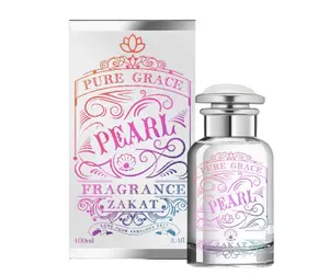 Zakat Parfums | Pure Grace Pearl | Eau De Parfum | Unisex Fragrance | 100 ML - 3.4 oz | Citrus - Floral & Musk Notes