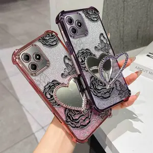 1 Piece Suitable For Realme C55/C61/C71/C63/C53/C67/C75/C51/C53 India/C65 4G/5G Love is like Home Ready Flexible Suitable For Realme C63 Phone Case Cover With Ventilated And Stand