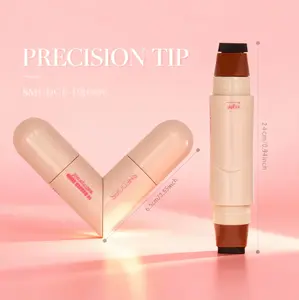 Rotating Wing Stamp Liquid Liner Pen, Dual-Head Cat Eye & Winged Liner Tool, Waterproof Smudge-Proof Quick-Dry Long-Lasting Makeup