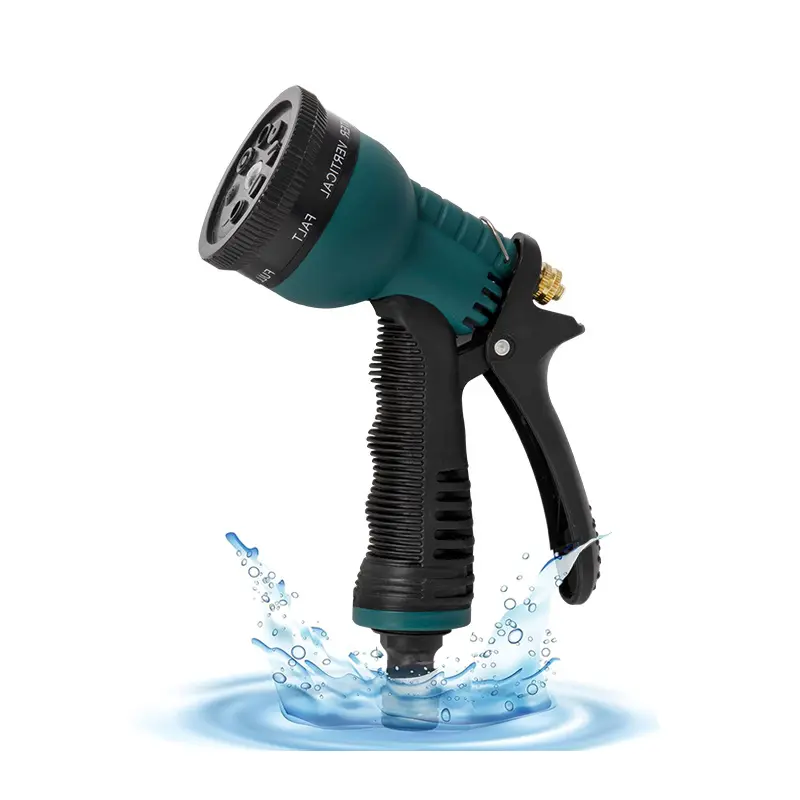 3/4" Outdoor Heavy-Duty Upgrade Garden Hose Pipe Spray Gun, 8 Adjustable Watering Patterns, Suitable for Watering Plants, Washing Cars Sprayer Attachment Sprinklers For Yard