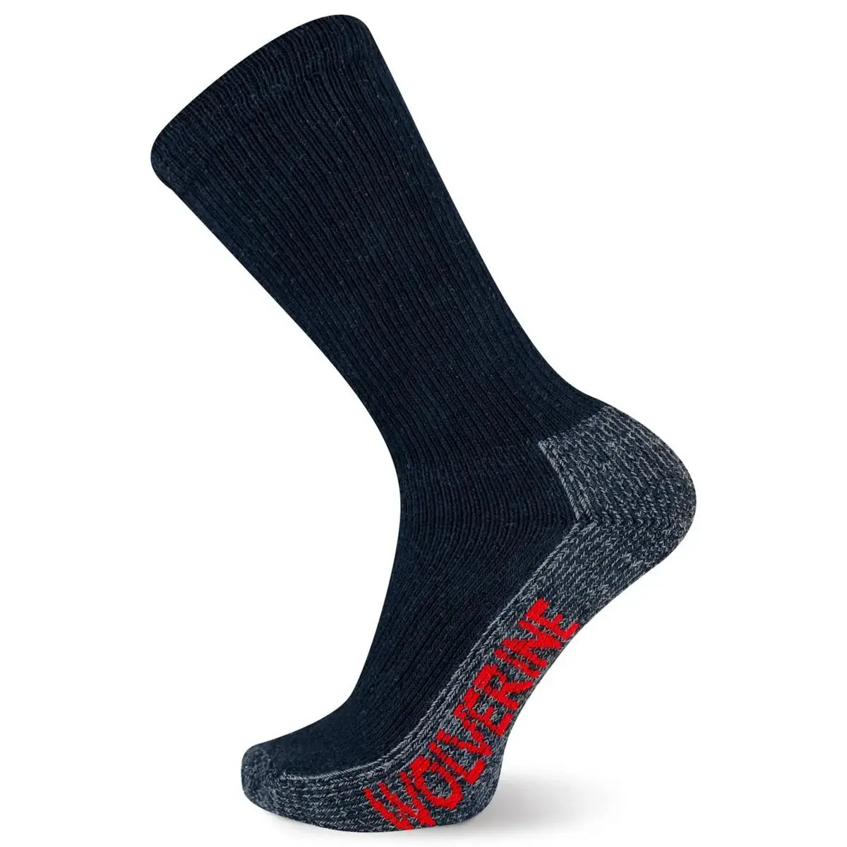 Wolverine Unisex 2-PK Steel-Toe Cotton Crew Sock
