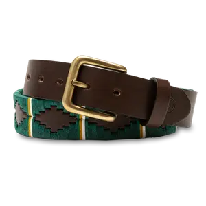 WOVEN LEATHER POLO BELT