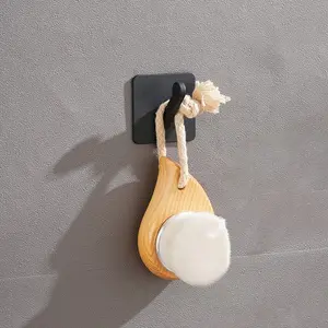 Wall-Mounted Hook Holder Organizer / Home Storage Solution for Bathroom Kitchen Laundry Room Organization