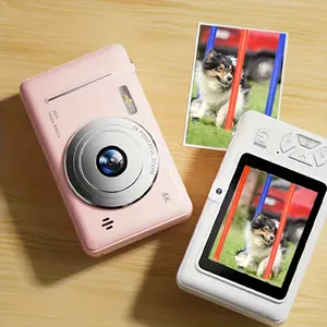 Retro CCD Entry-Level Point & Shoot Digital Camera, Portable Lightweight 720p Camera with Front & Rear Flashlights, 2 Styles (No Memory Card/32GB Memory Card), Multiple Colors, 1pc