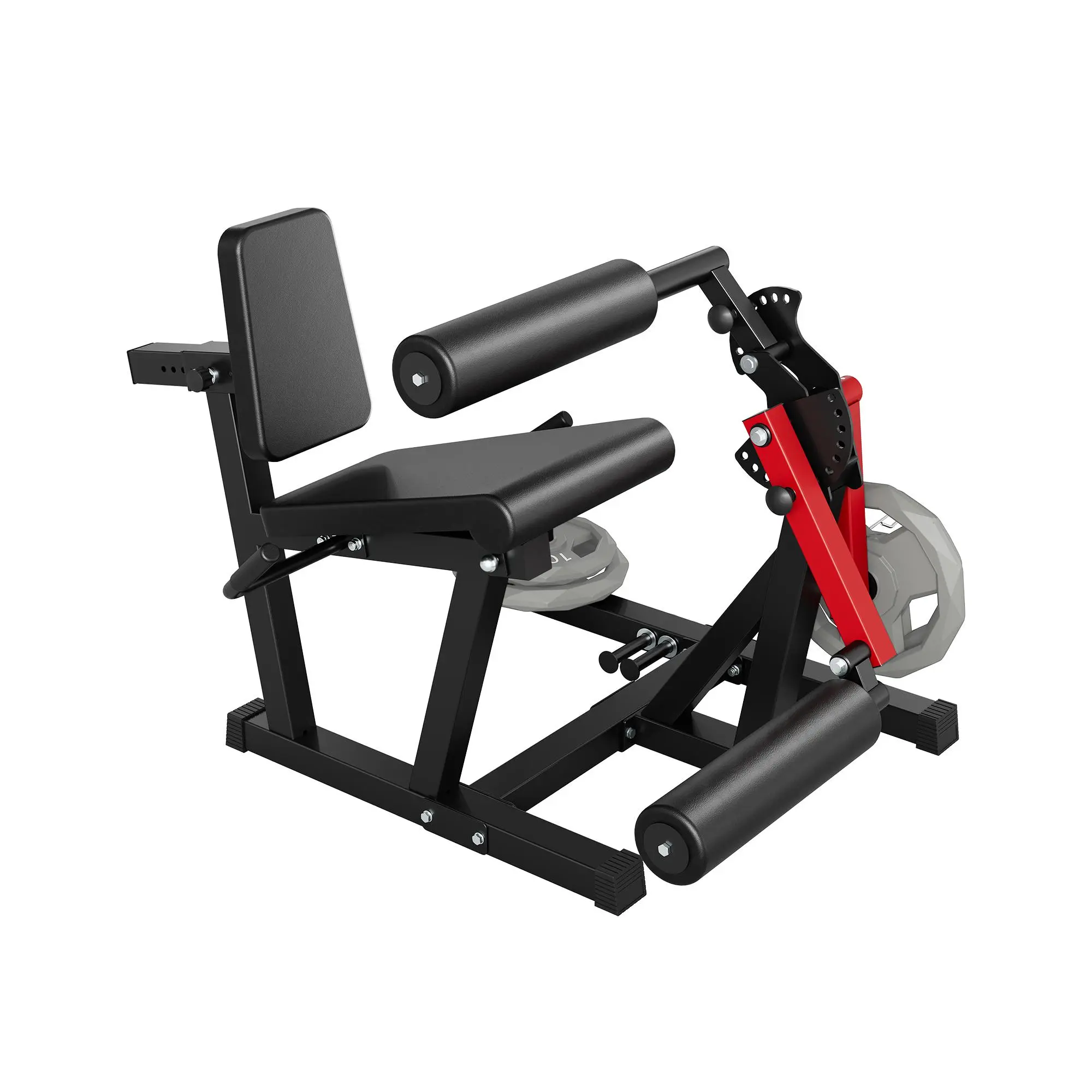 4-in-1 Leg Extension & Wave Machine for Home Gym – 700LBS Heavy Duty Adjustable Strength Training Equipment – Leg Press & Exercise Bench for Quads, Hamstrings, Glutes – Carbon Steel