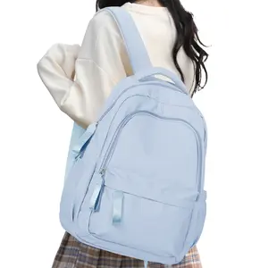 Small Backpack For School Girls Boys Aesthetic Lightweight Travel Daypack Simple Cute Backpack For Women Men College High School Bookbag Fit 14 Inch Laptop