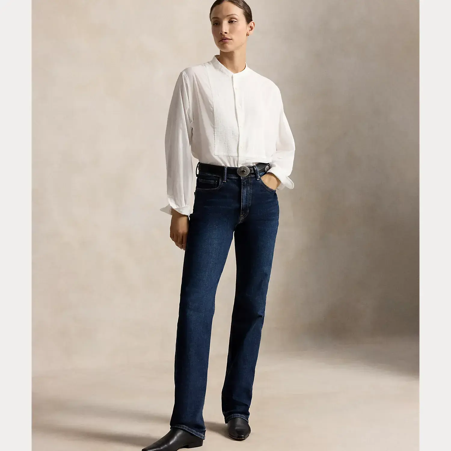 Polo Ralph Lauren - Washed Cotton Tuxedo Shirt