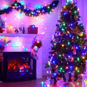 Christmas Lights - 33 Feet Snowflake Light Christmas String Lights For Christmas