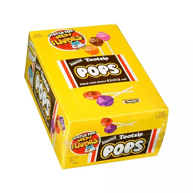 Tootsie Pops Lollipop Candy Mix – 100 Count Bulk Bag | Assorted Flavors