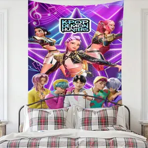 Cute Anime Wall Tapestry, Sweet and Adorable Style, Perfect for Living Room Bedroom Dormitory, Home Decor, Holiday Party Fashion Decoration, Tapestry Wall Hanging, Tapestry Wall Mural