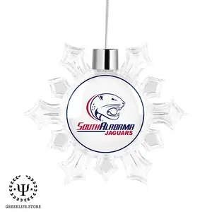 University of South Alabama Christmas Ornament - Snowflake