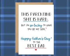 Fathers Day Card From Wife, Gifts For Husband, Best Dad Cards, Father's Day Gift From Girlfriend