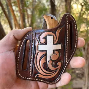 Leather knife sheath